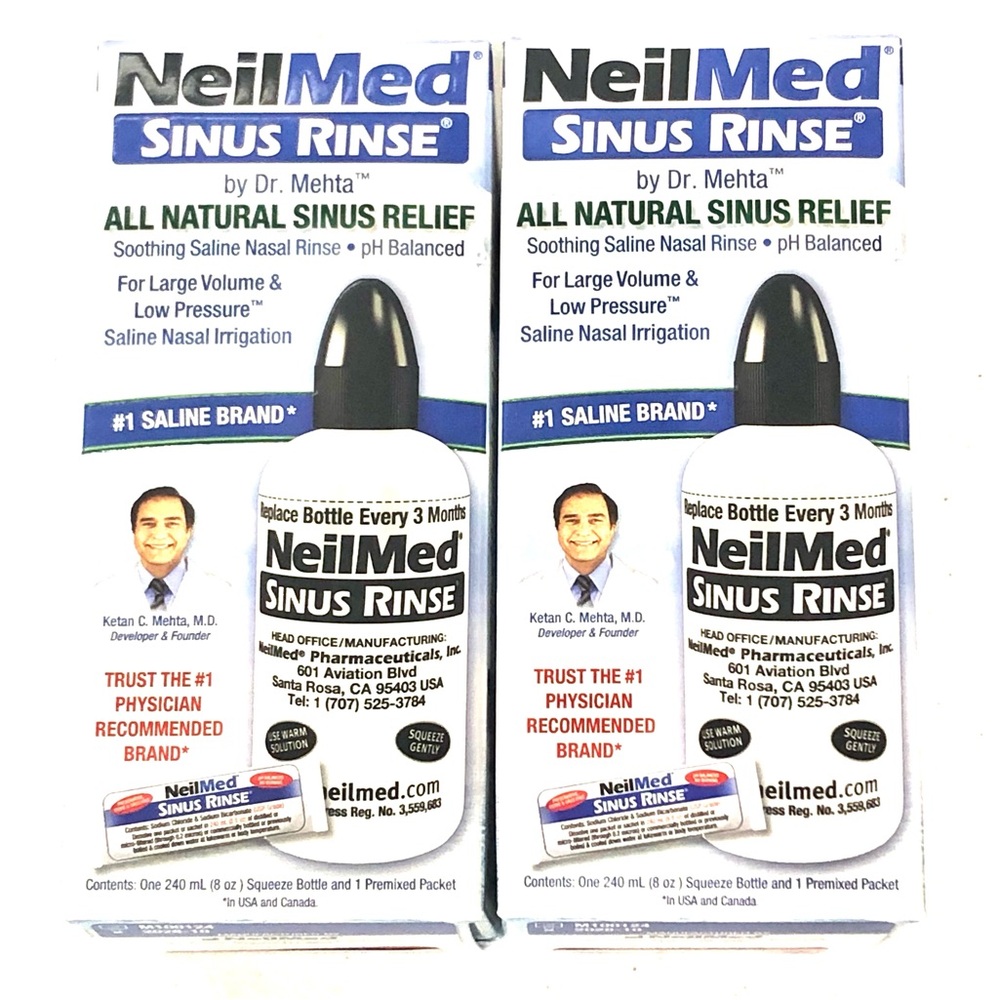 Sinus Rinse All Natural Sinus Relief 2 piece bundle